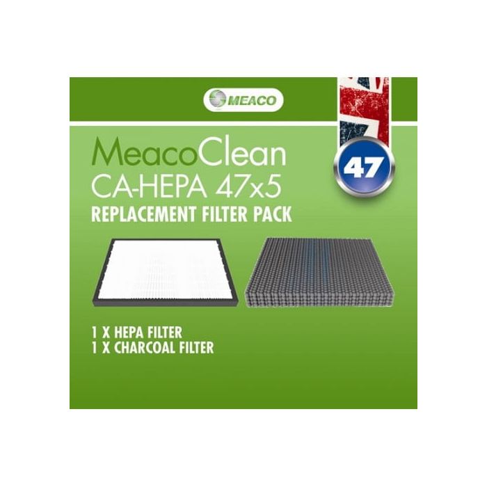 Meaco Zestaw filtrów do oczyszczacza powietrza MeacoClean 47x5