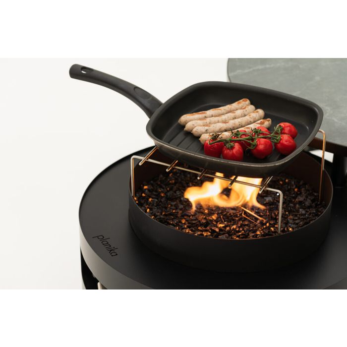 Kominek stolik Fire Pit Table Moon Planika + pokrowiec