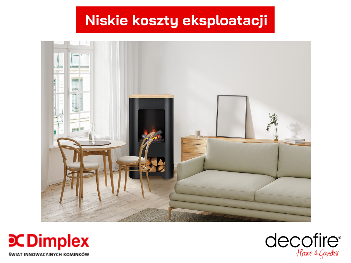 Dimplex kominek elektryczny Natur 120 – niskie koszty eksploatacji