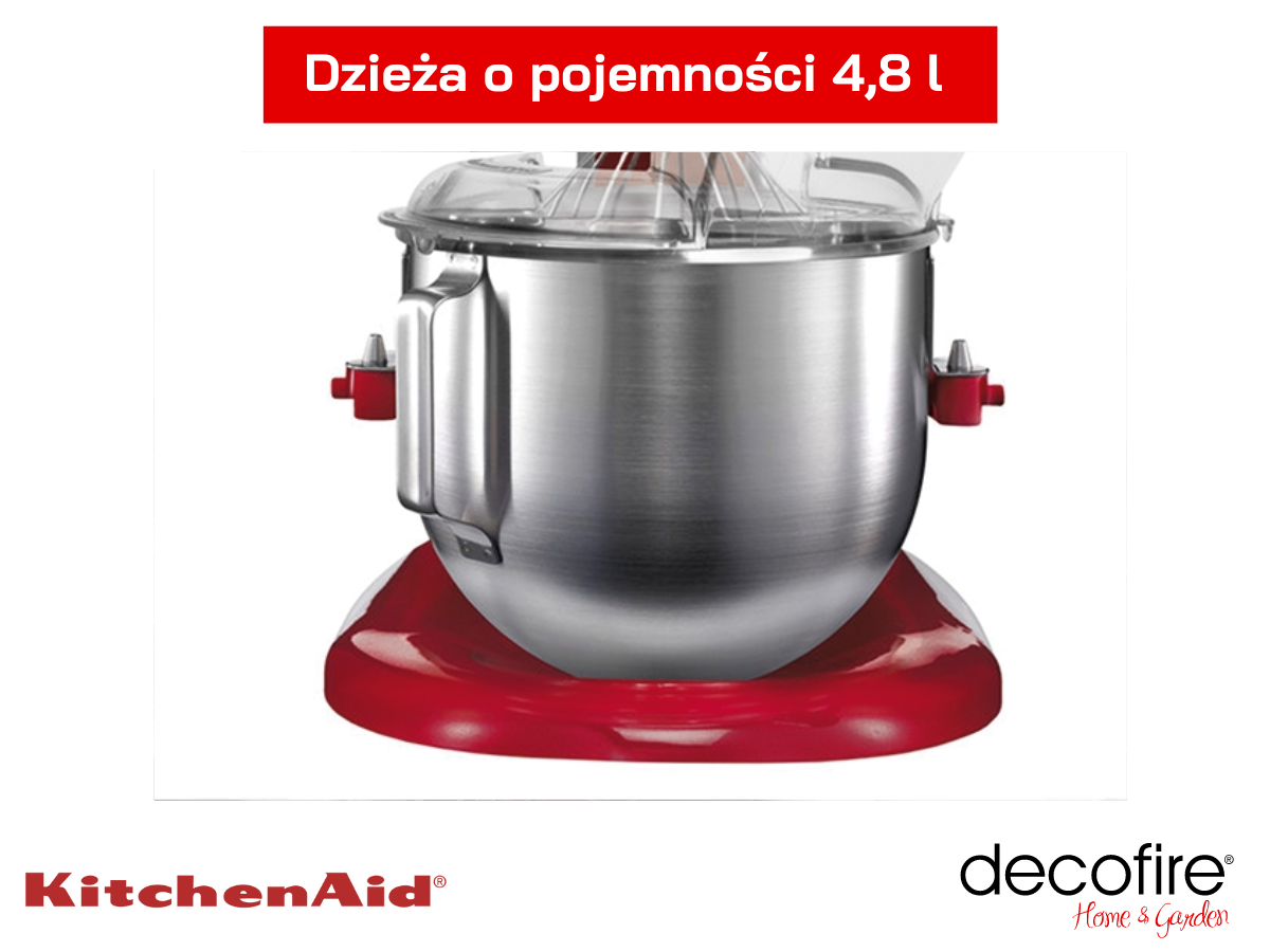 Duża dzieża miksera Heavy Duty 5 Empire Red 4,8 l KitchenAid