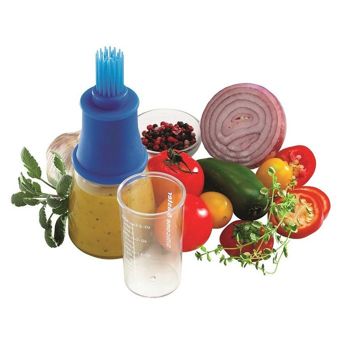 GrillPro: Silikonowy pędzelek z pojemnikiem (42090)