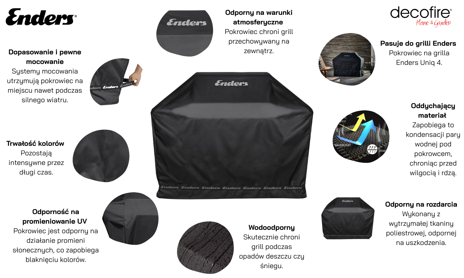 Pokrowiec na grill Uniq® 4 Enders