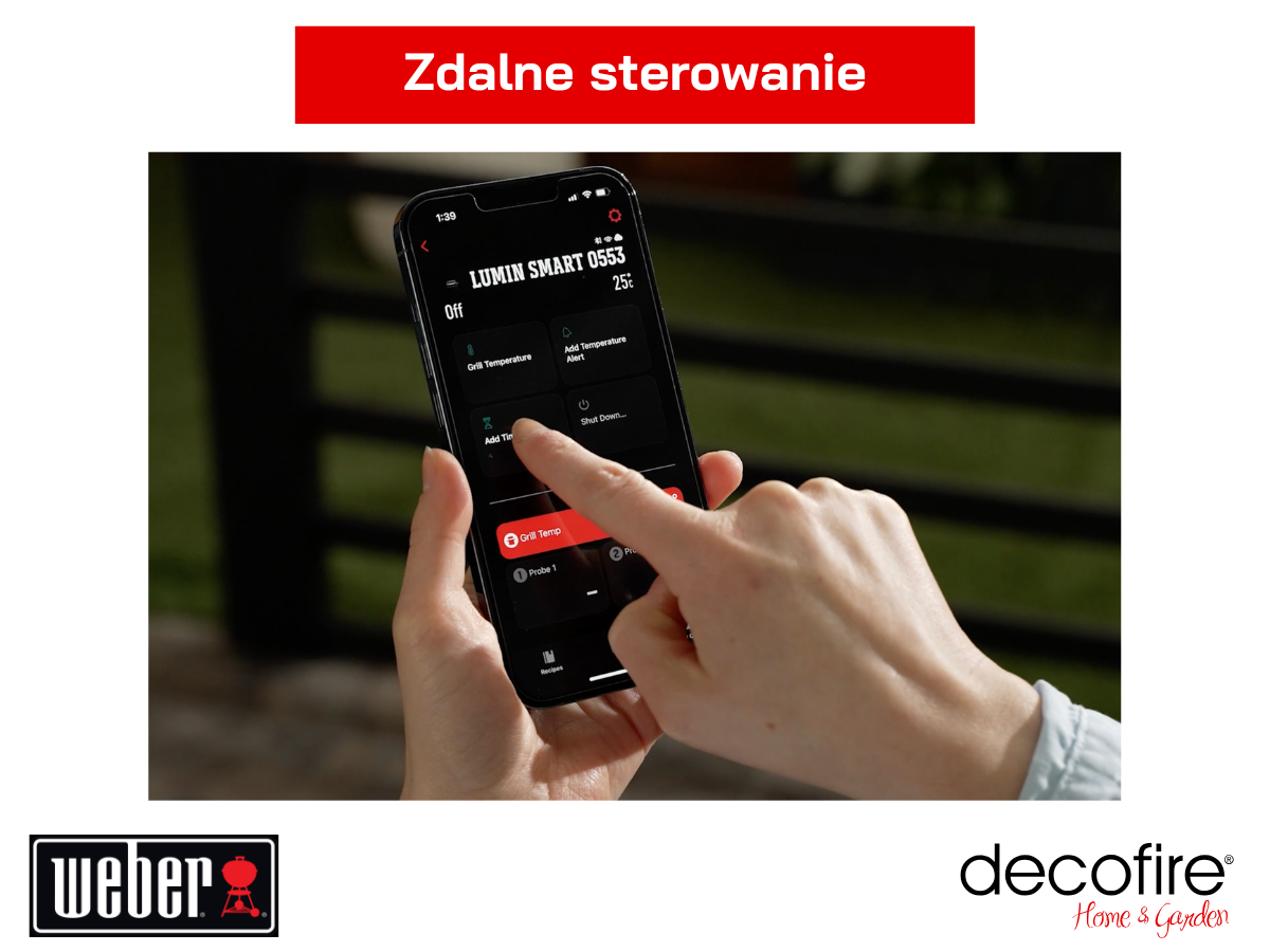 Zdalna kontrola temperatury potraw
