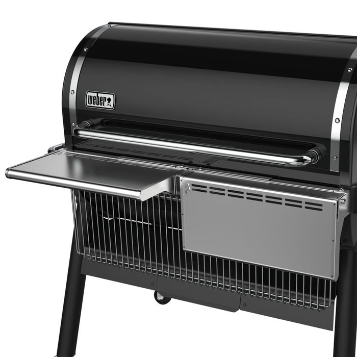Składane przednie półki ze stali nierdzewnej - pasują do grilli SmokeFire EX6 Weber (7003)