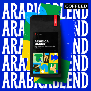 COFFEED kawa ziarnista ARABICA BLEND Brazylia, Kostaryka, Gwatemala, Kolumbia 250 g