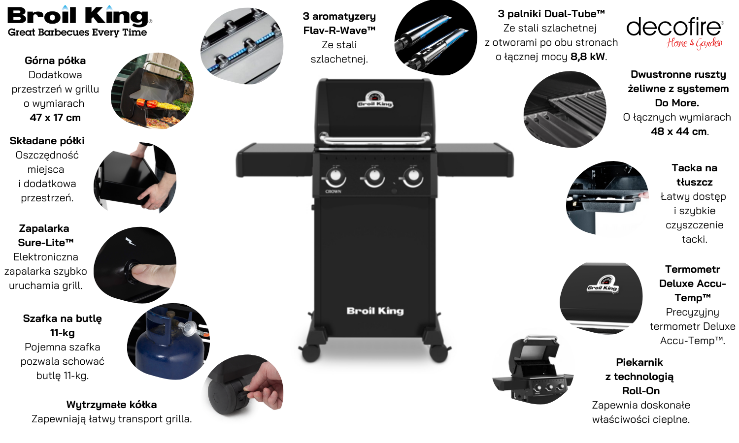 Grill gazowy Crown 310 Shadow Broil King (864953PL)