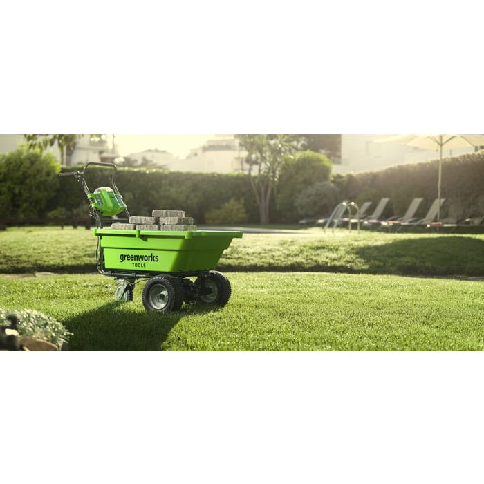 Greenworks Akumulatorowe Taczki ogrodowe z napędem G40GC 40V (GR7400007) 