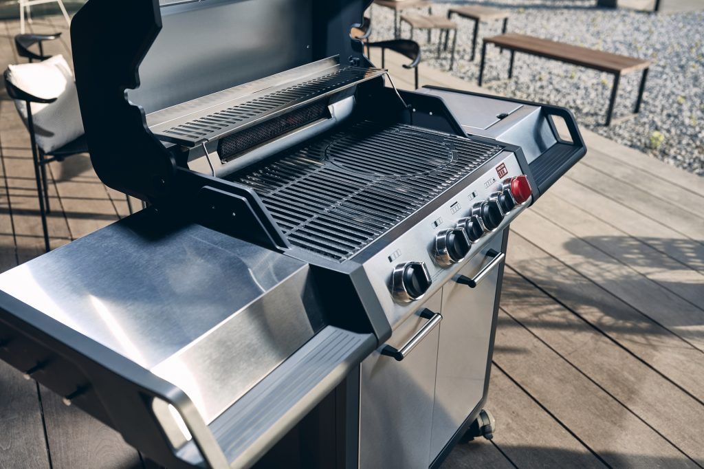Grill gazowy do burgerów wołowych