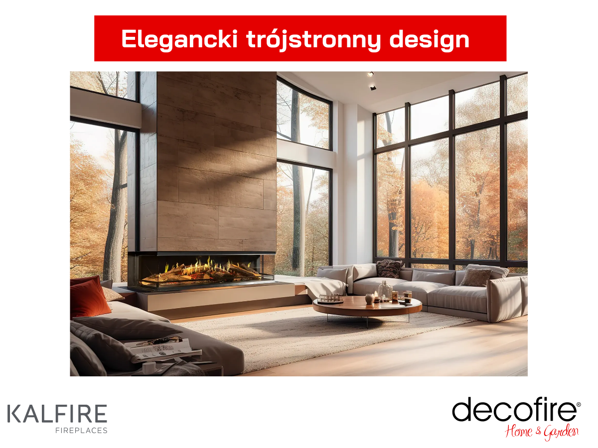 Elegancki trójstronny design