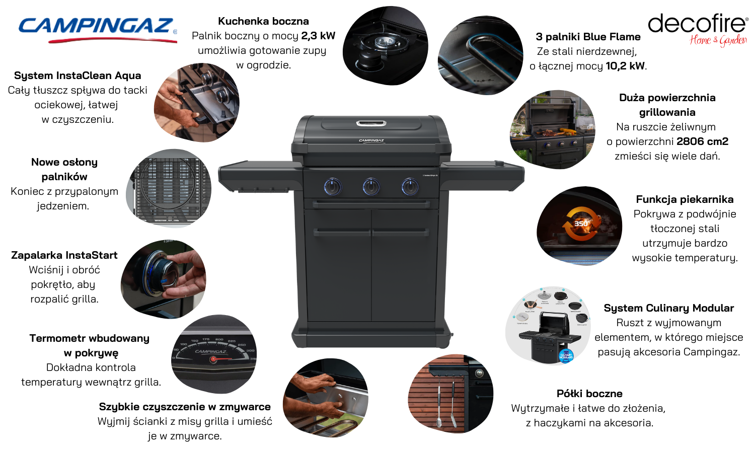 Grill gazowy Campingaz Series Onyx 3 S