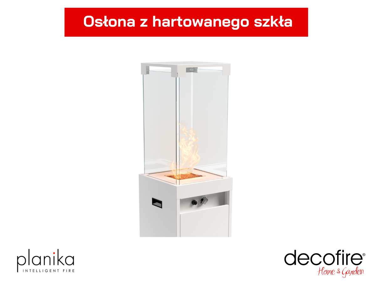 Osłona paleniska z hartowanego szkła