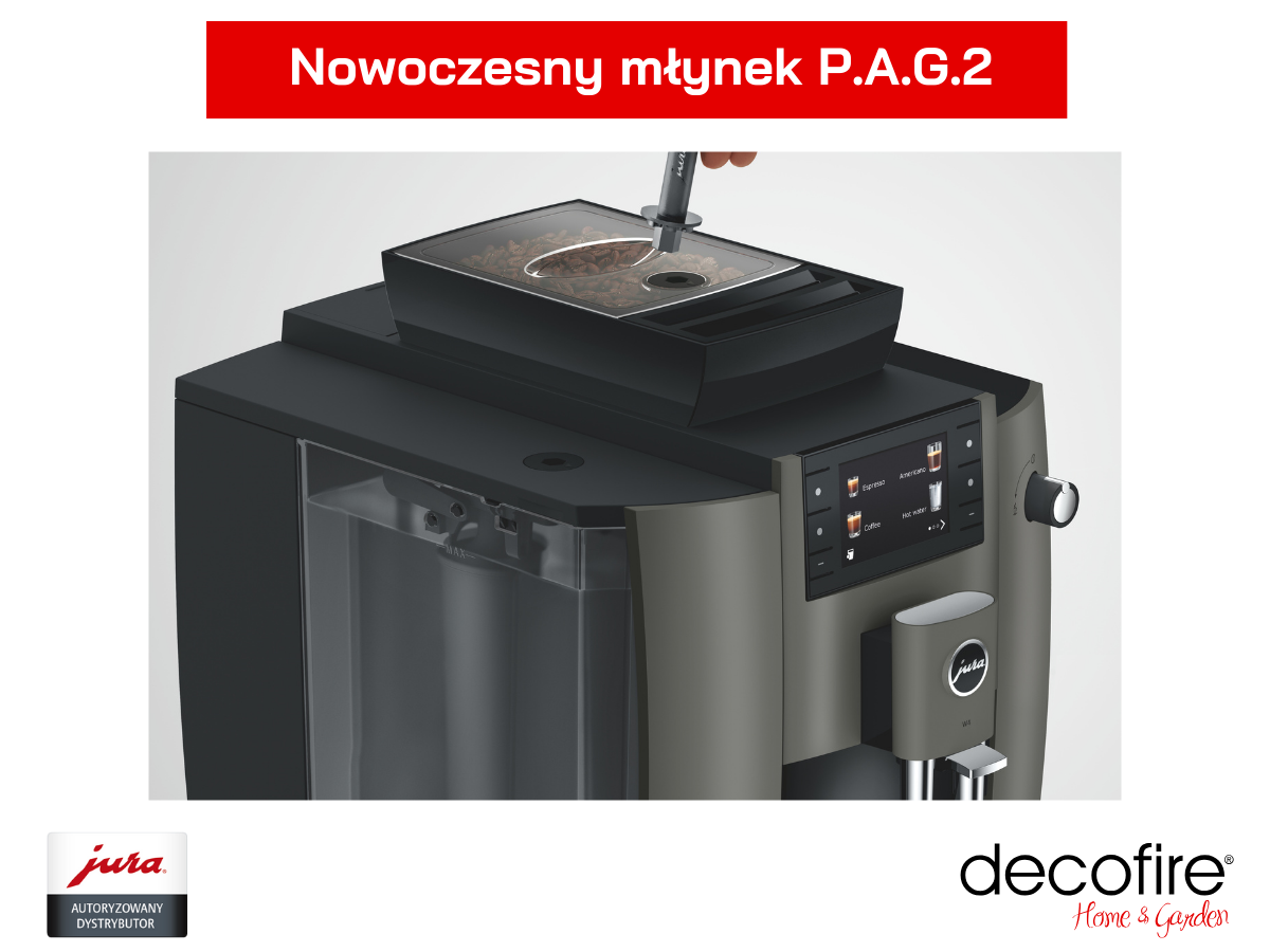 Ekspres do kawy Jura W4 Dark Inox (EA) dwie filiżanki kawy czarnej P.E.P.