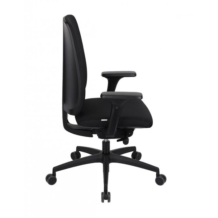 Fotel biurowy Grospol Valio BT black chrome tkanina Omega - 8 kolorów