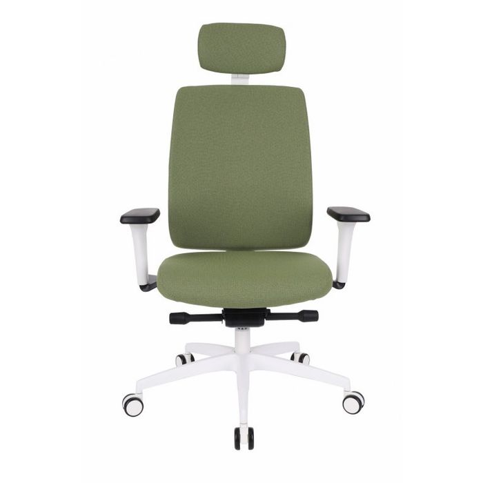 Fotel biurowy Grospol Valio WT HD chrome white tkanina Magic Velvet - 10 kolorów