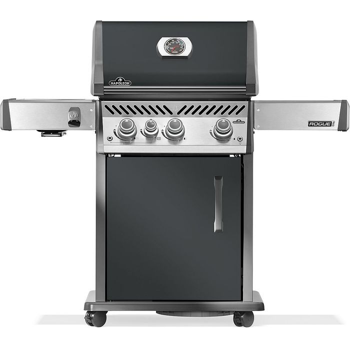 Grill gazowy Napoleon Rogue PRO 425 z palnikiem bocznym Sizzle Zone, Szary (RP425SIBPCH-2-PL) ⭐ GRATIS! Zestaw do pizzy
