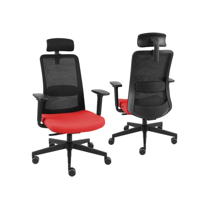 Grospol Krzesło fotel biurowy Nico BS HD black tkanina Hygge - 8 kolorów