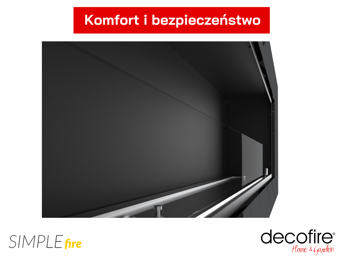 Komfort i bezpieczeństwo korzystania z Simple Fire FRAME 1200