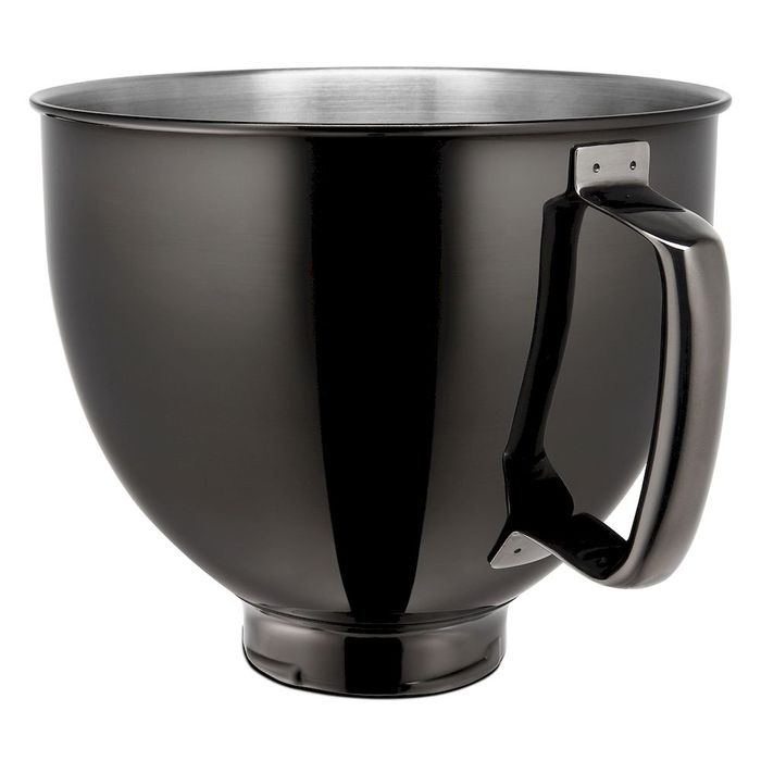 Ozdobna dzieża 4,8L lśniąca czarna INOX Artisan 5 KitchenAid (5KSM5SSBRB)