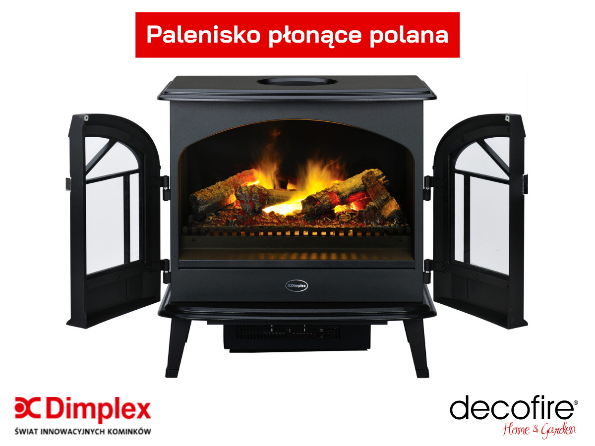 Palenisko płonące polana w kominku Dimplex Stockbridge