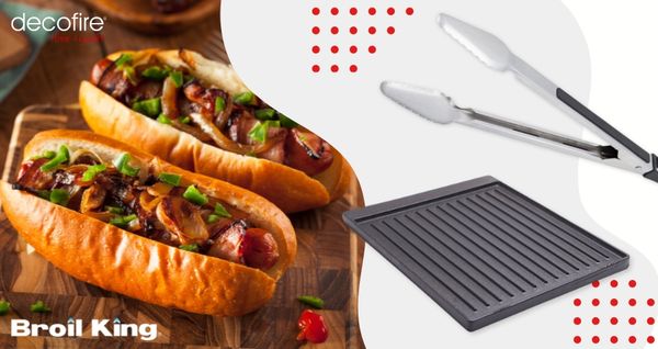 Amerykańskie hot-dogi z grilla Broil King