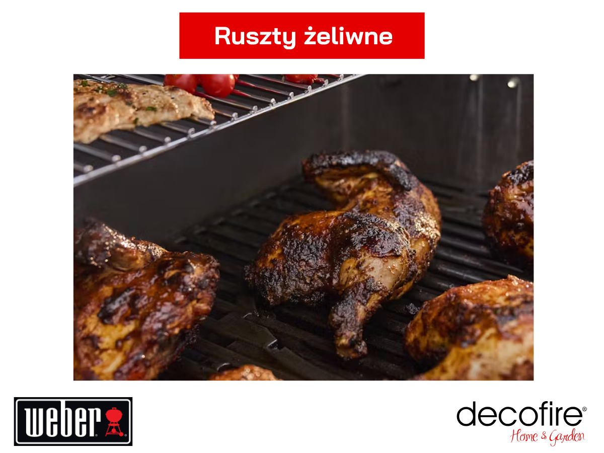Grill gazowy Weber Genesis E-325W – ruszty żeliwne