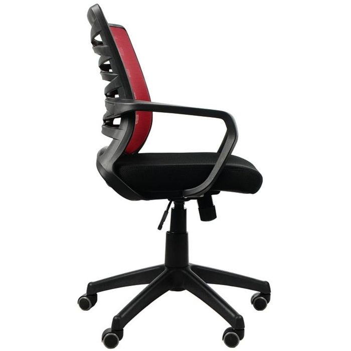 Fotel biurowy Sit Plus Flexy czarny/czerwony