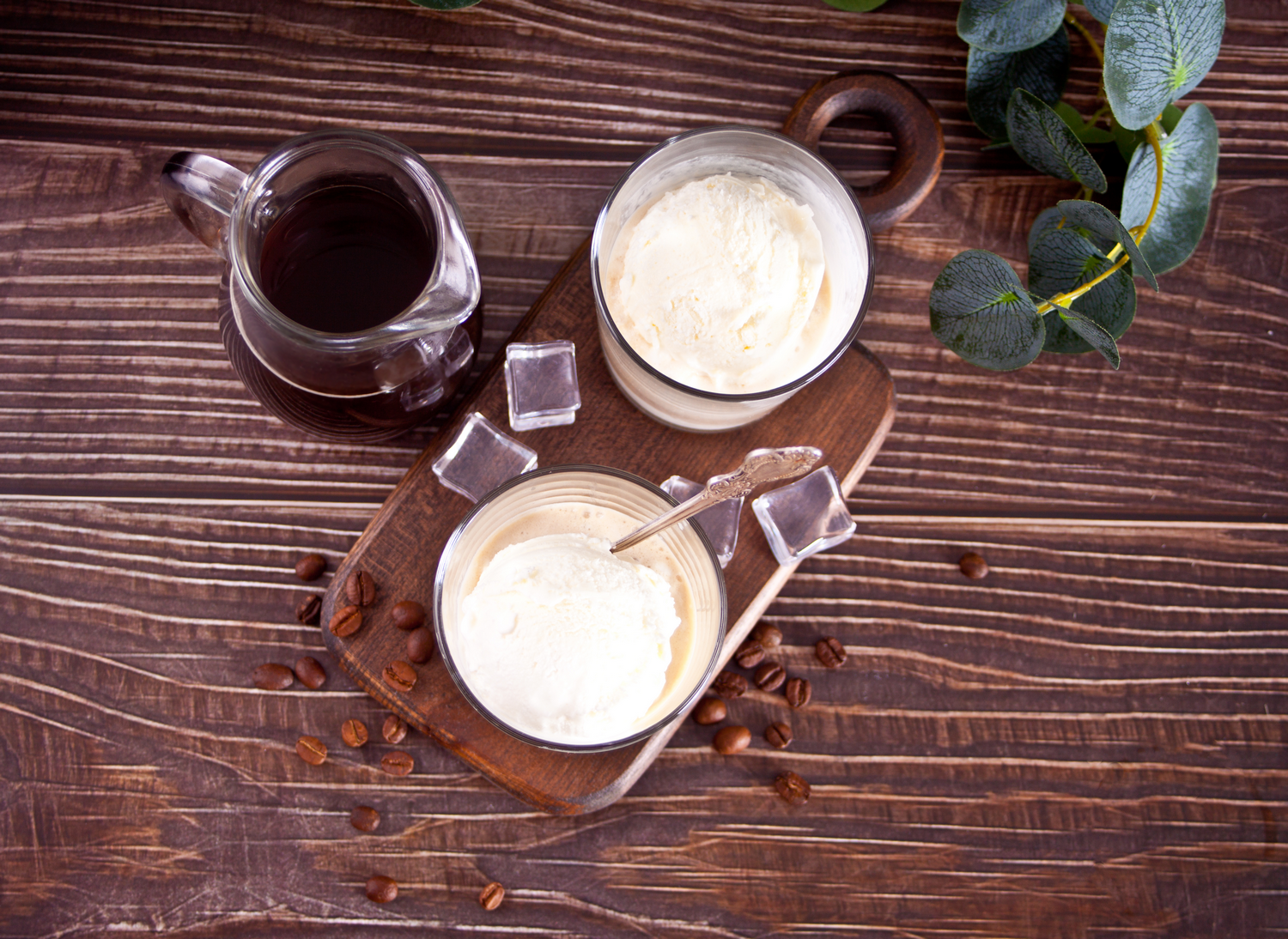 Składniki do Caffe Affogato