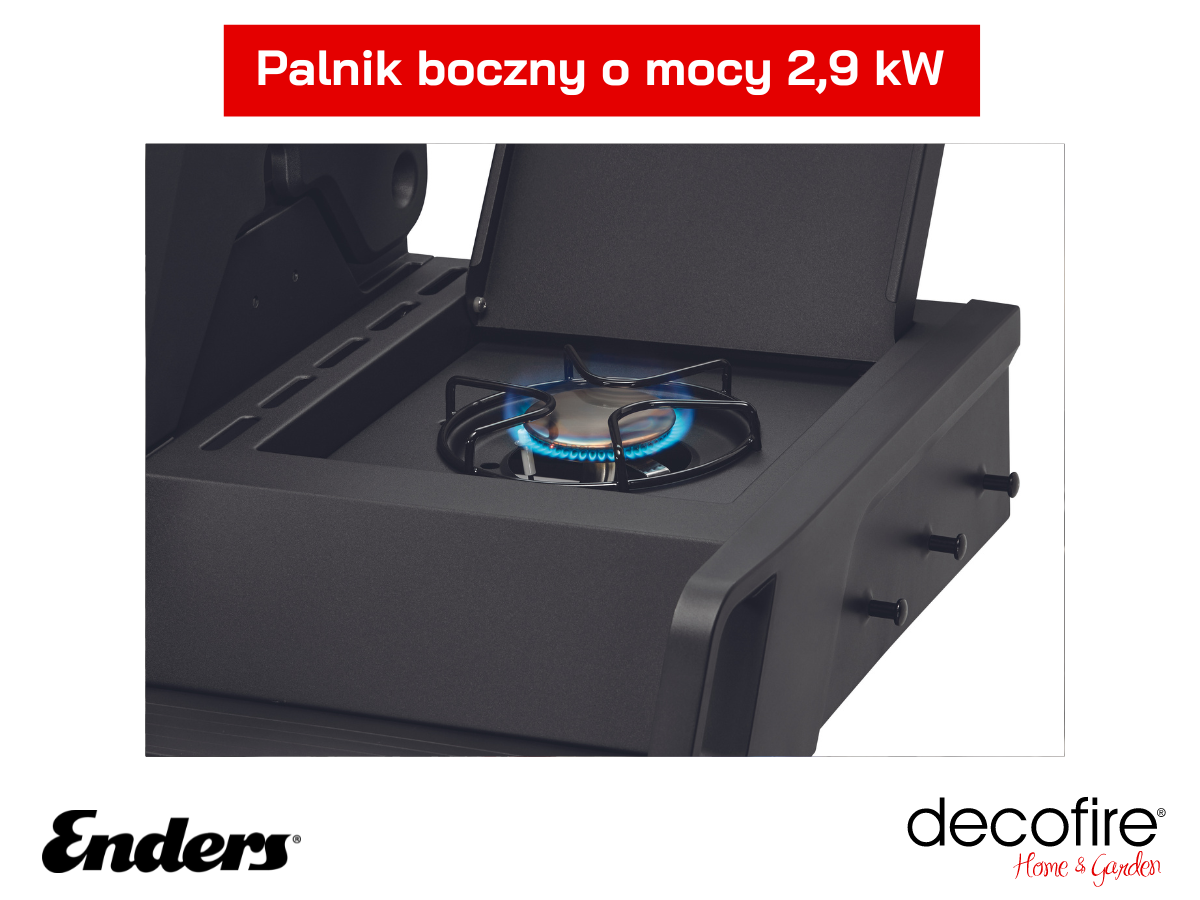 Grill gazowy Enders Monroe PRO 3 SIK Turbo z palnikiem bocnzym
