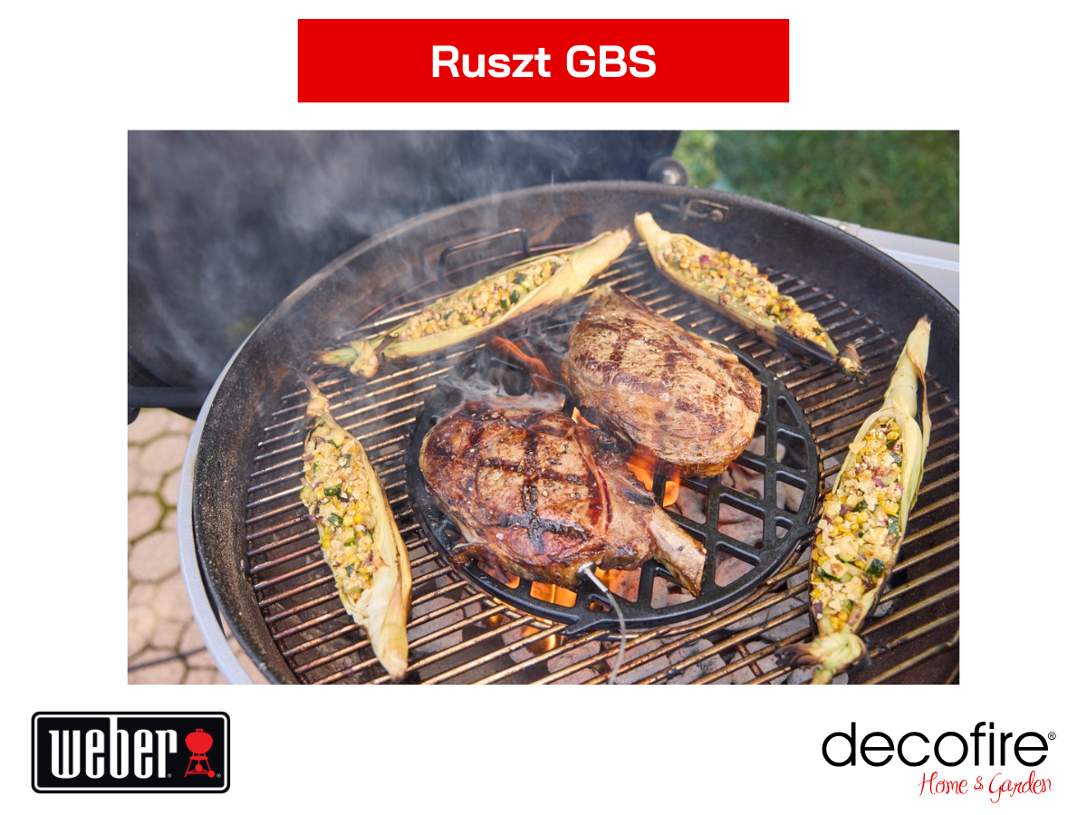 Grill węglowy Weber Performer Premium Smart 57 cm – ruszt z systemem GBS