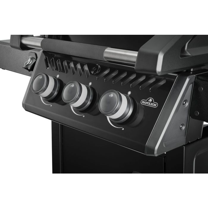 Grill gazowy Napoleon Freestyle 365 czarny ergonomiczne pokrętła