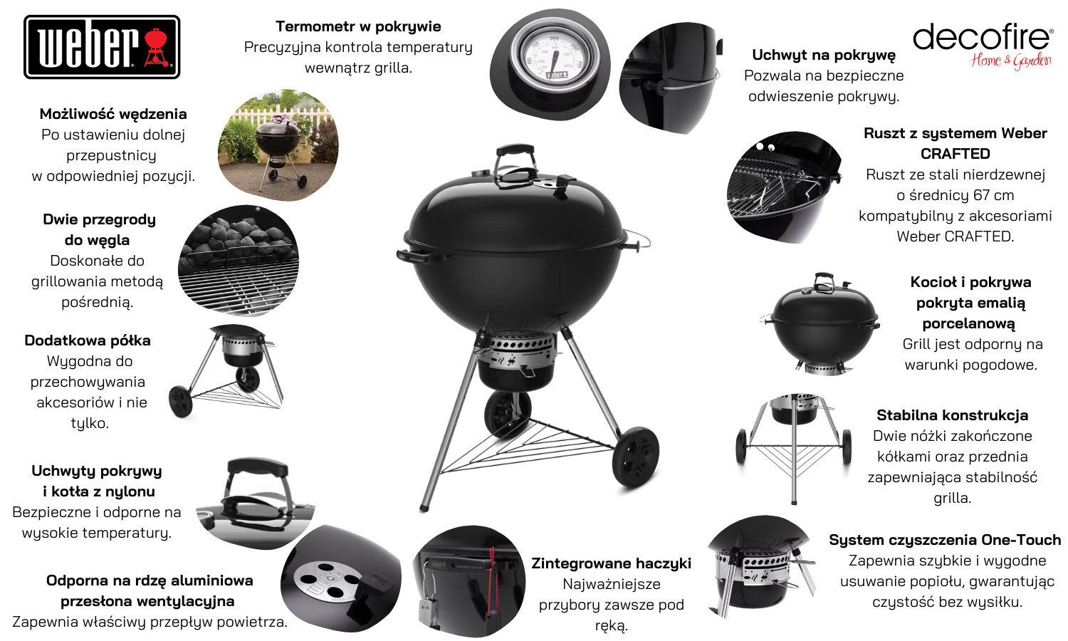 Grill węglowy Weber Master-Touch 67 cm