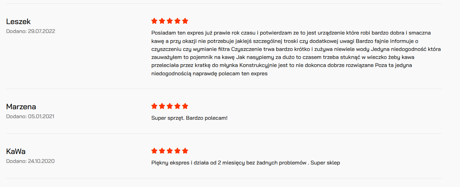 Jura ENA 8 Touch opinie