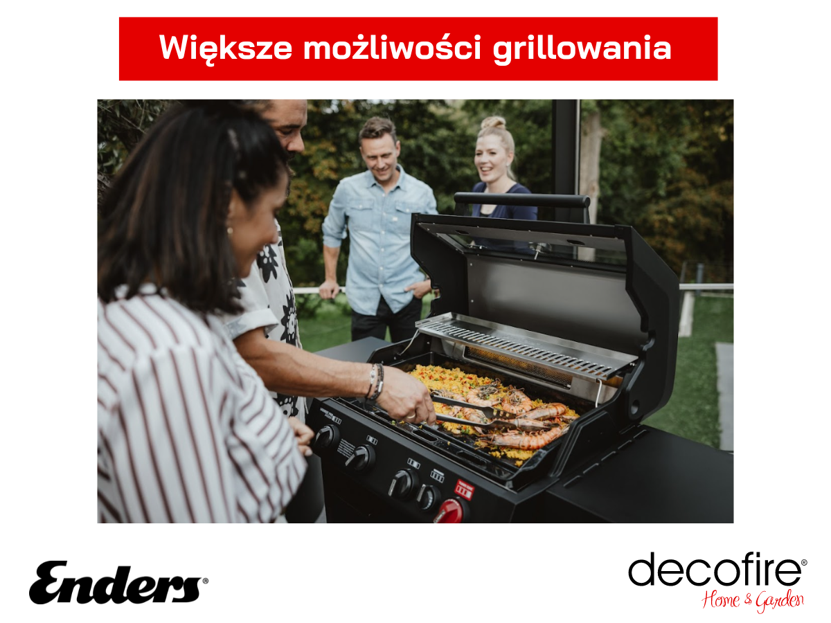 Większe możliwości grillowania