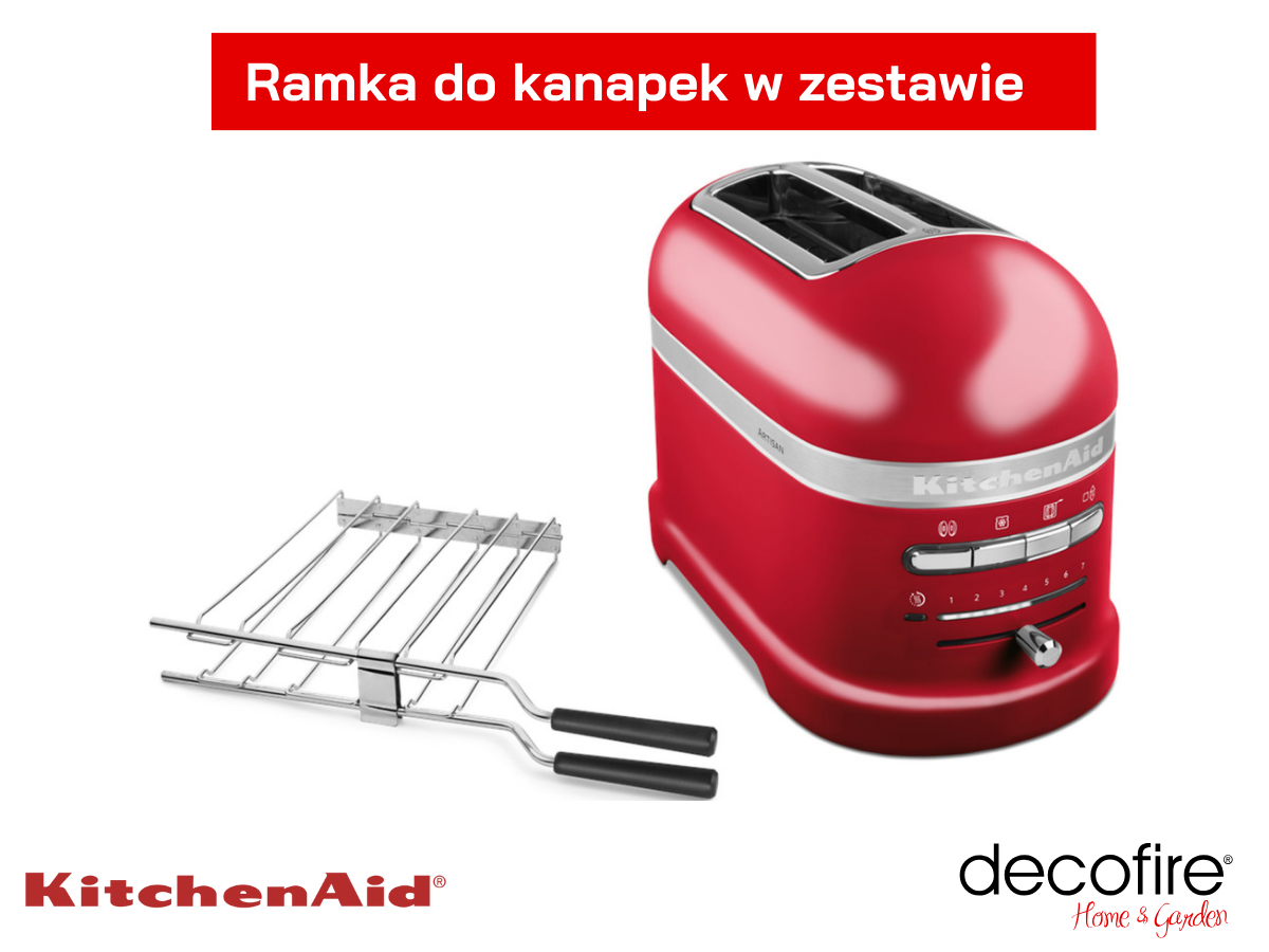 Ramka do kanapek w zestawie z tosterem 2 Artisan Empire Red KitchenAid 