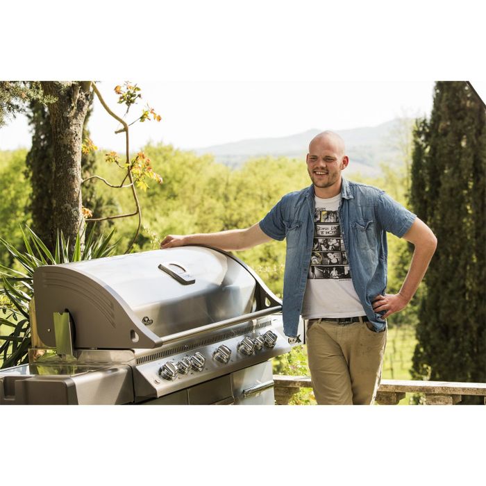 Grill gazowy Napoleon LEX 730 z palnikiem bocznym oraz dolnym i tylnym palnikiem na podczerwień (LEX730)