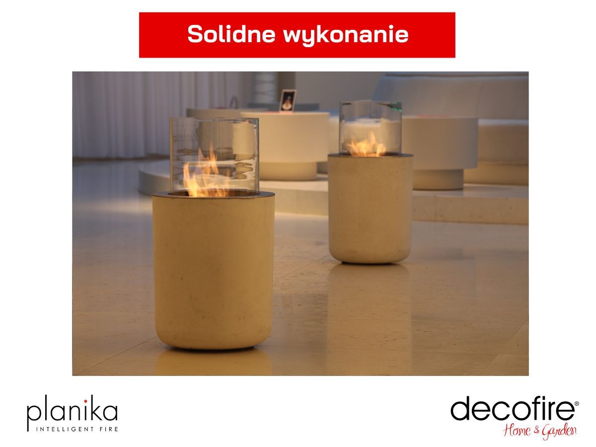 Biokominek Planika Jar Commerce – solidne wykonanie