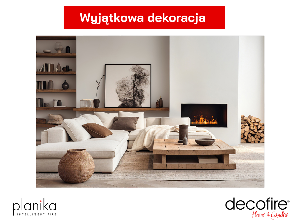 Kominek na parę wodną Planika Cool Flame Firplace główne funkcje