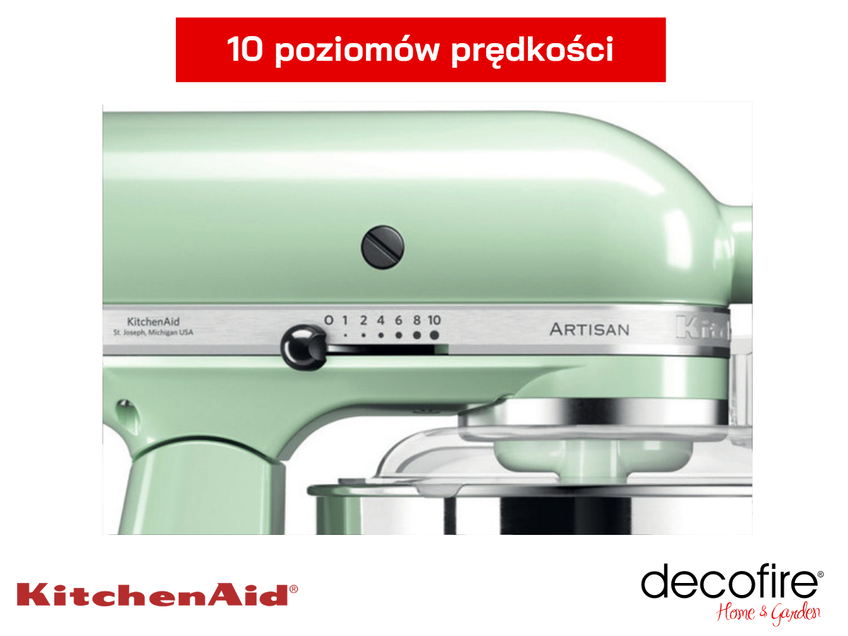 Mikser Artisan 5KSM175PS KitchenAid z regulacją 10 poziomów prędkości