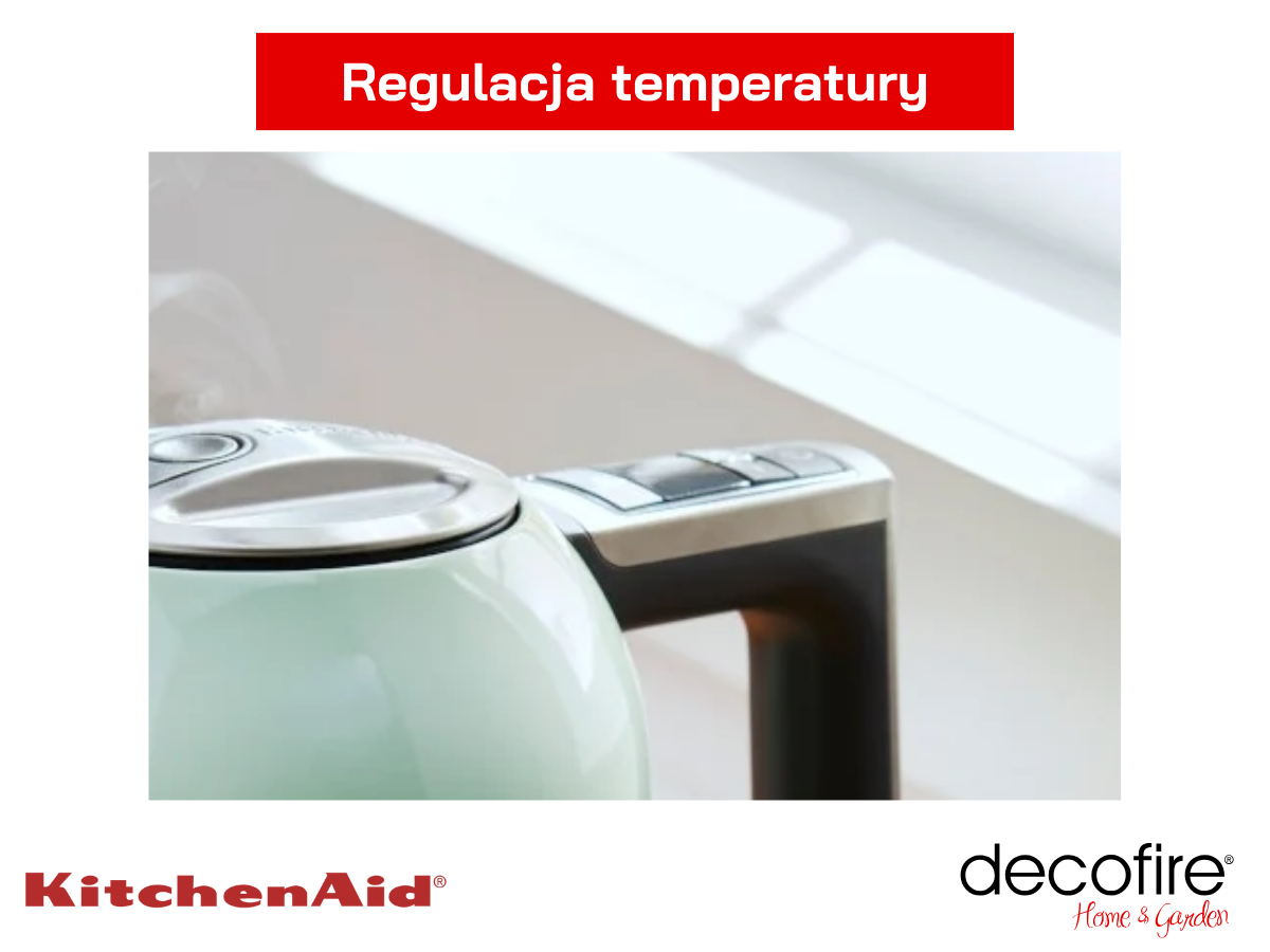 Regulacja temperatury w czajniku 1,7 l Pistachio KitchenAid