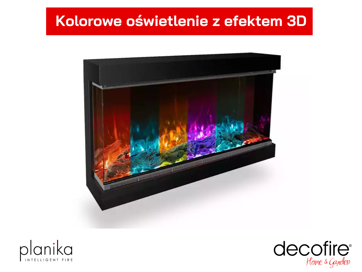 Kolorowe oświetlenie z efektem 3D 