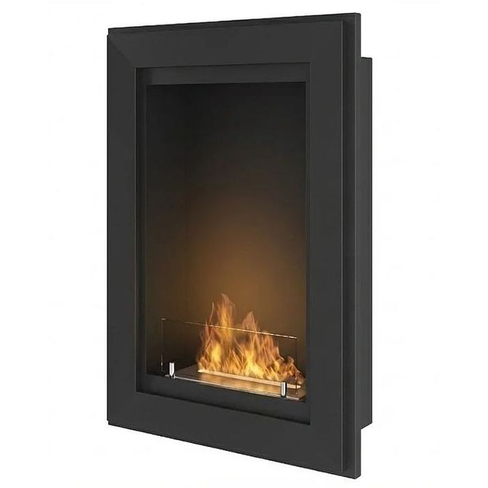 Biokominek wiszący Simple Fire FRAME 550 czarny mat 550x790 mm