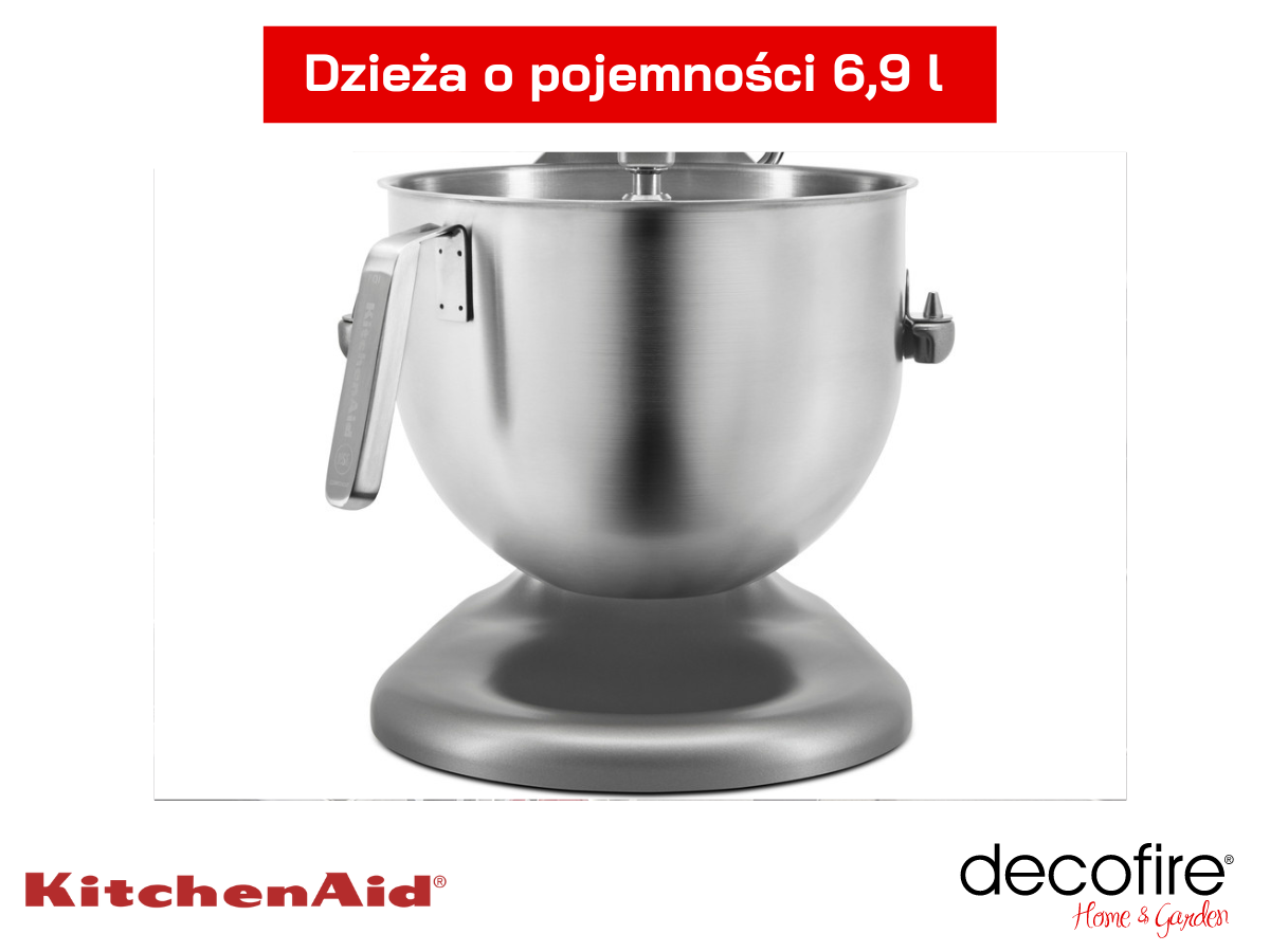 Dzieża 6,9 l w mikserze Heavy Duty 7 Silver KitchenAid