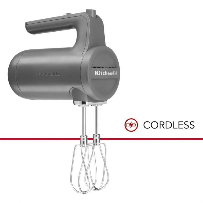 Mikser bezprzewodowy ręczny Charcoal Grey KitchenAid (5KHMB732EDG)