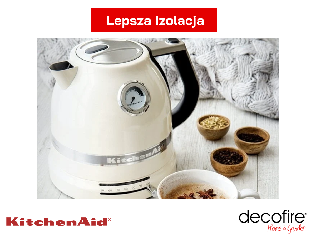 Leszpa izolacja – podwójne ścinanki w czajniku Artisan KitchenAid