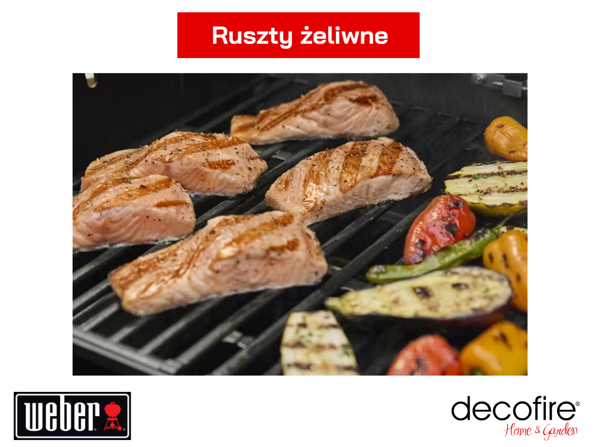 Grill gazowy Weber Spirit S-435 – ruszty żeliwne