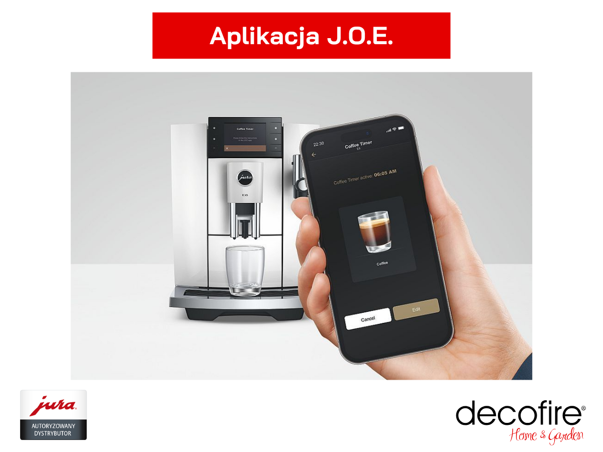 Aplikacja JOE w ekspresie Jura E8