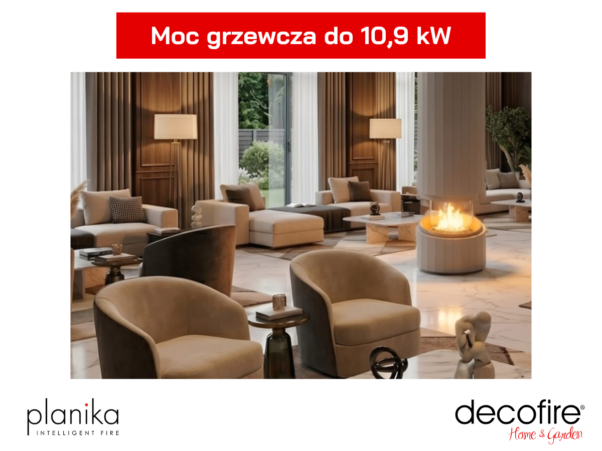Moc grzewcza 10,9 kW