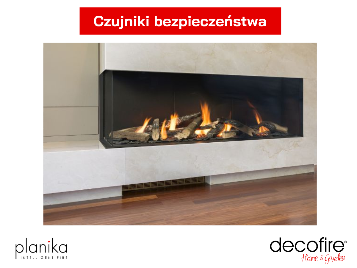 Bezpieczny kominek narożny Planika Valentino 1000 LF