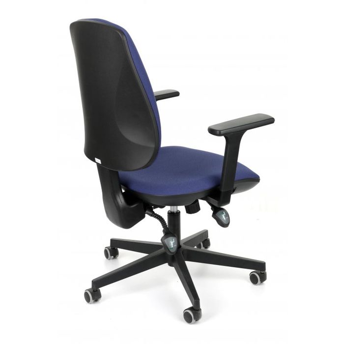Fotel biurowy Grospol Starter 3D black tkanina Flex - 8 kolorów