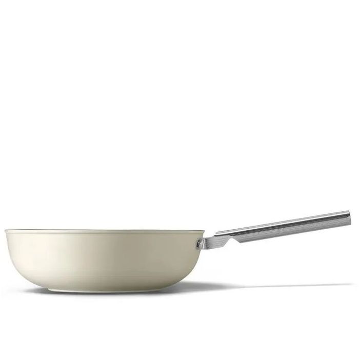 Wok 30 cm Kremowy Smeg (CKFW3001CRM)